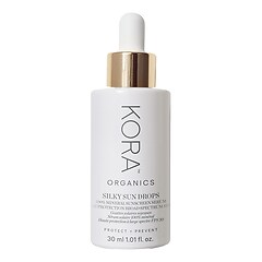 Silky Sun Drops 100% Mineral Sunscreen Serum- SPF 30 ansiktsserum, KORA ORGANICS